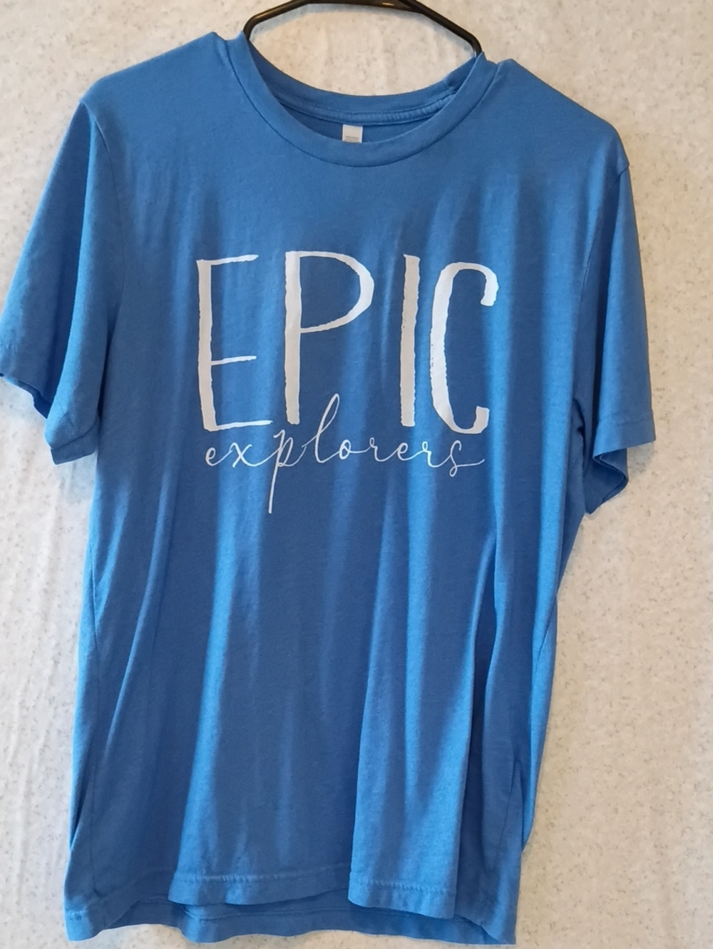 Epic Explorers Men's Blue Graphic Tee